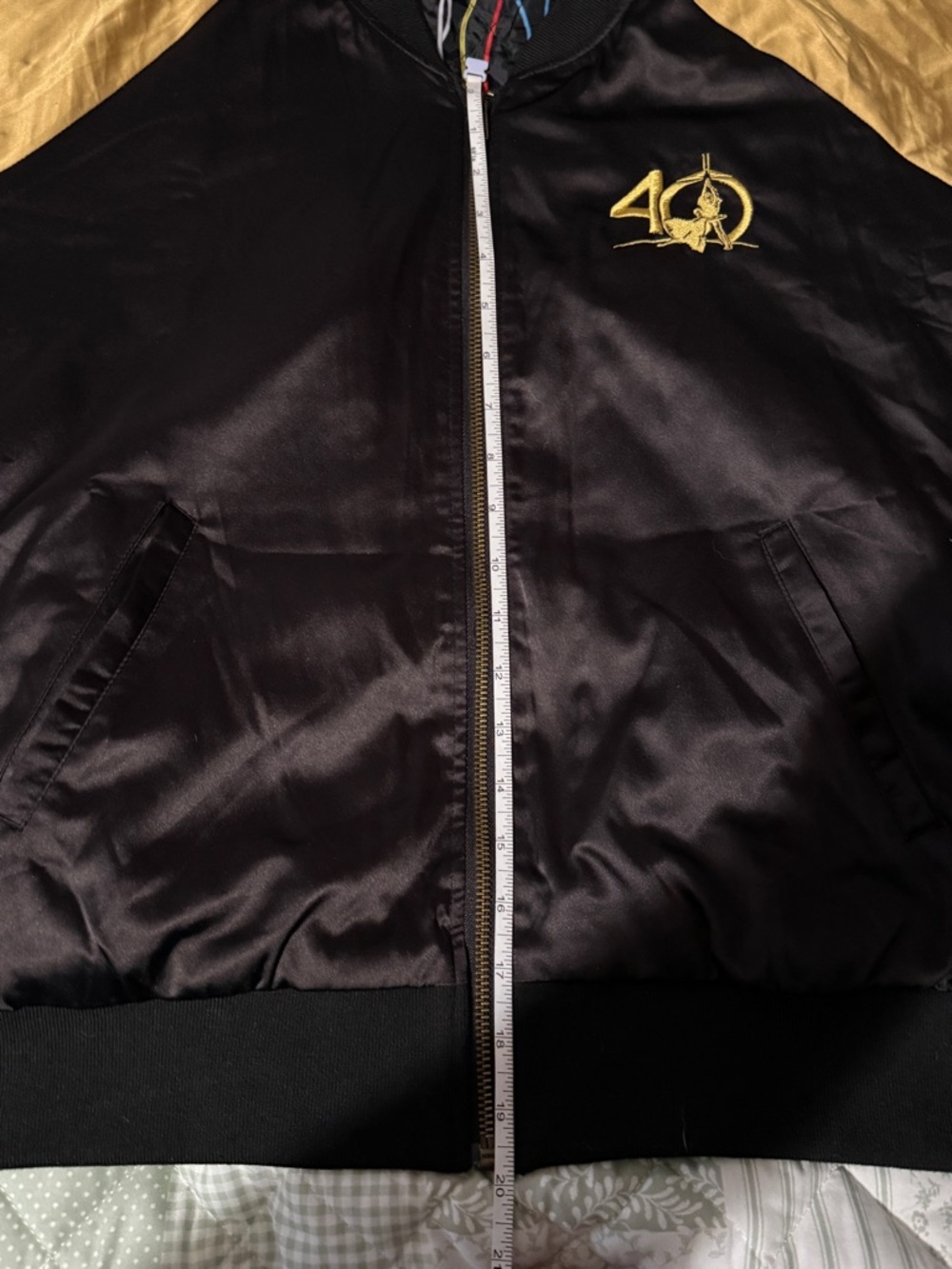 Star Wars Her Universe 40th Anniversary Satin Bomber Embroidered Jacket - Large - Picture 10 of 12